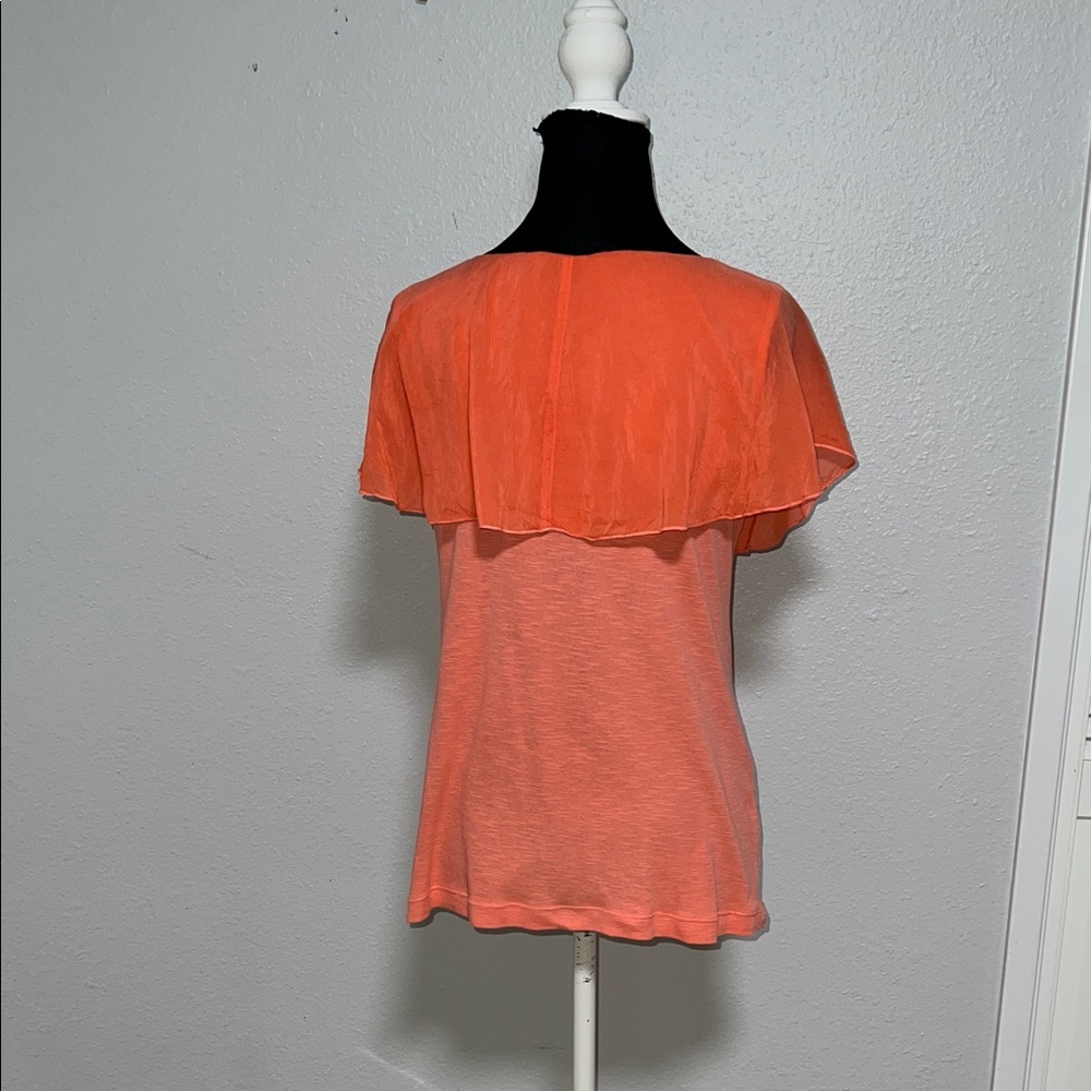 Barbara Lesser Orange Top - Picture 4 of 6